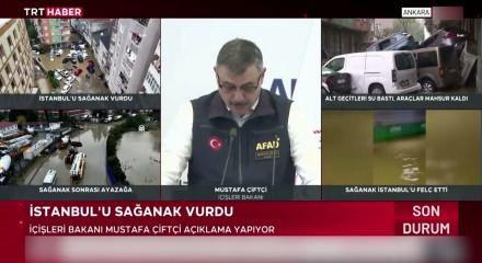 Bakan &Ccedil;ift&ccedil;i "İstanbul'da 84 yılın yağış rekoru" kırıldı dedi
