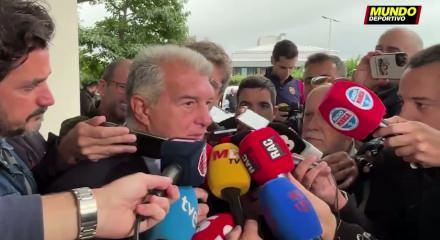 Barcelona Başkanı Joan Laporta Galatasaray stadı i&ccedil;in "Orası Cehennem' dedi