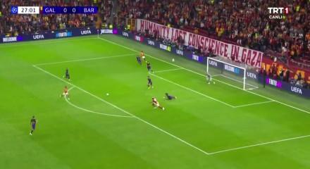 Barcelona, Galatasaray ma&ccedil;ında bu sezon bir ilki yaşadı