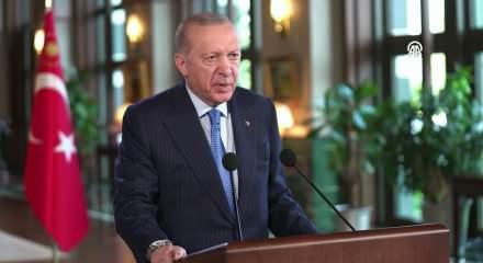 Cumhurbaşkanı Recep Tayyip Erdoğan D&uuml;nya Gıda Forumu'na video mesaj g&ouml;nderdi