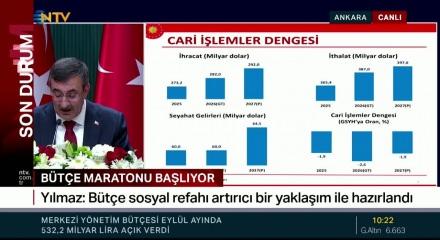 Cumhurbaşkanı Yardımcısı Cevdet Yılmaz  "B&uuml;t&ccedil;e disiplininden taviz yok "dedi