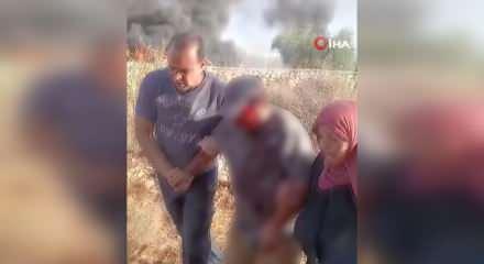 İsrailli yerleşimciler yine ter&ouml;r estirdi: Zeytin ağa&ccedil;larını yaktılar!