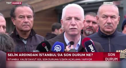 İstanbul Valisi Davut G&uuml;l Şehrimiz "normalleşmeye başladı" dedi