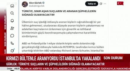 Kırmızı b&uuml;ltenle aranıyordu, T&uuml;rkiye'de yakalandı!