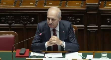 TBMM Başkanı Kurtulmuş'tan Roma'da Rum temsilciye sert ayar! Cevabı ayakta alkışlandı