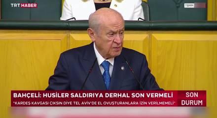 MHP lideri Bah&ccedil;eli'den Yunanistan'a İsrail uyarısı