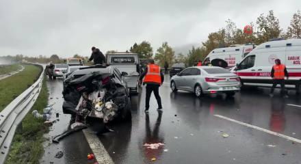 &Uuml;sk&uuml;dar Belediye Başkan Vekili trafik kazası ge&ccedil;irdi