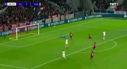 Aslan Fransa'da k&uuml;kredi! Cimbom Lille'e gol yağdırdı