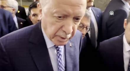 Başkan Erdoğan'ın kravatındaki KAAN detayı sosyal medyayı salladı! 