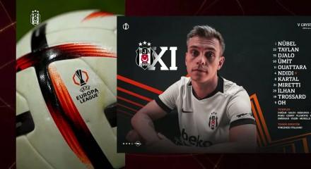 Beşiktaş-Crystal Palace! İlk 11'ler belli oldu