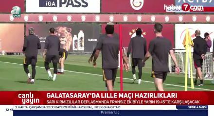 Galatasaray, Lille ma&ccedil;ının hazırlıklarını tamamladı