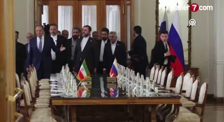 İran Dışişleri Bakanı Erak&ccedil;i ile Rus mevkidaşı Lavrov, Tahran'da g&ouml;r&uuml;şt&uuml;