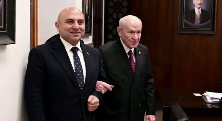 MHP Genel Başkanı Bah&ccedil;eli, Azerbaycan B&uuml;y&uuml;kel&ccedil;isi Reşad Aslanov ile g&ouml;r&uuml;şt&uuml;