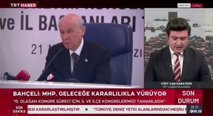 MHP lideri Bah&ccedil;eli&rsquo;den kurultay a&ccedil;ıklaması