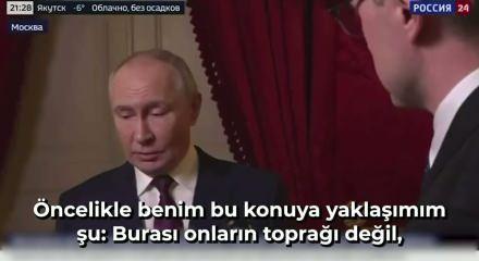 Putin: Ukrayna'nın kaybettiği topraklar Rus toprağı