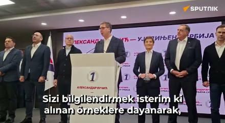 Sırbistan'da sıcak saatler! Erken se&ccedil;imde &uuml;lke karıştı! Vucic yenilgiyi kabul etti