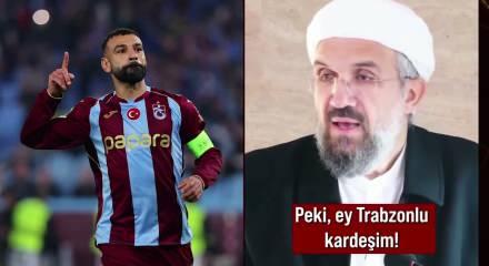 Trabzonspor'un Salah tezah&uuml;ratına ilahiyat&ccedil;ı Şenocak'tan uyarı