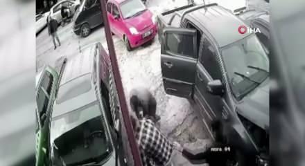 Kayseri'deki oto tamircisinde kanlı saldırı kamerada