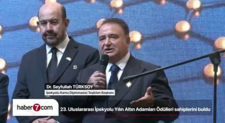  23. Uluslararası İpekyolu Yılın Altın Adamları &Ouml;d&uuml;lleri sahiplerini buldu