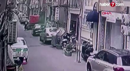 Şişli'de &ccedil;atıdan d&uuml;şen Kazakistanlı kadının son g&ouml;r&uuml;nt&uuml;leri ortaya &ccedil;ıktı