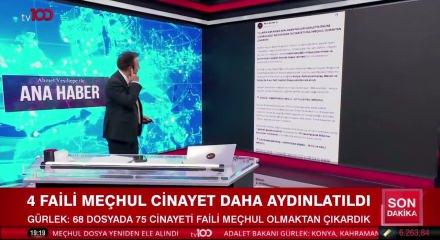 Adalet Bakanı G&uuml;rlek duyurdu: D&ouml;rt faili me&ccedil;hul cinayet daha aydınlatıldı