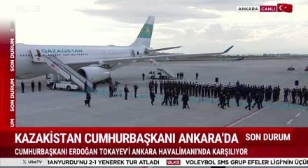 Ankara'da kritik zirve! Kazakistan Cumhurbaşkanı Tokayev T&uuml;rkiye'ye geldi!