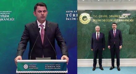 Bakan Kurum ABB başkanı Mansur Yavaş&rsquo;ı kabul etti! 