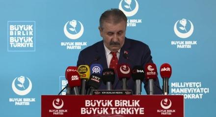 BBP lideri Mustafa desticiMuhsin Yazıcıoğlu 29 Ekim Cumhuriyet Bayramı dolayısıyla video mesaj paylaştı