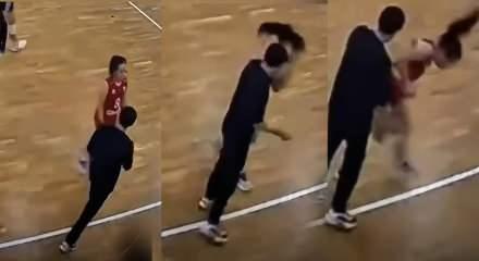 &Ccedil;in'de voleybol antren&ouml;r&uuml;n 13 yaşındaki &ccedil;ocuğa şiddeti g&uuml;ndem oldu