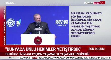 Cumhurbaşkanı Erdoğan: Vizyonumuz sağlıklı T&uuml;rkiye Y&uuml;zyılı