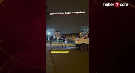 Esenyurt'ta kadınların kavgası d&ouml;v&uuml;ş sahnelerini aratmadı