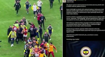 Fenerbah&ccedil;e'den derbi a&ccedil;ıklaması: Olayları rakip takım k&ouml;r&uuml;kledi!