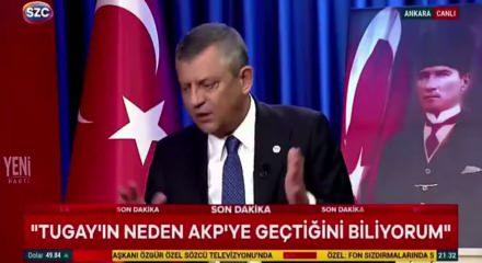 &Ouml;zg&uuml;r &Ouml;zel yine Cemil Tugay'ı hedef aldı: "&Uuml;mit ediyorum onu dokunulmazlıkla milletvekilliğine falan ka&ccedil;ırmazlar"