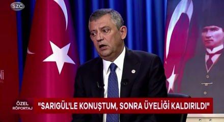&Ouml;zg&uuml;r &Ouml;zel'den Mustafa Sarıg&uuml;l a&ccedil;ıklaması