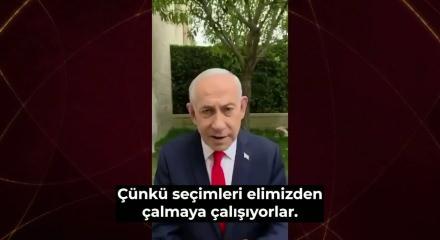 Se&ccedil;imlere rekor katılımın ardından Netanyahu yalvara yalvara destek istiyor