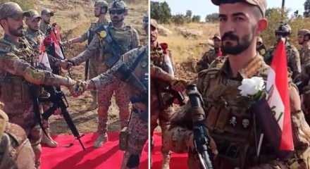 Tarihi devrin g&ouml;r&uuml;nt&uuml;leri ortaya &ccedil;ıktı: Ter&ouml;r &ouml;rg&uuml;t&uuml; noktaları Irak ordusuna ge&ccedil;ti