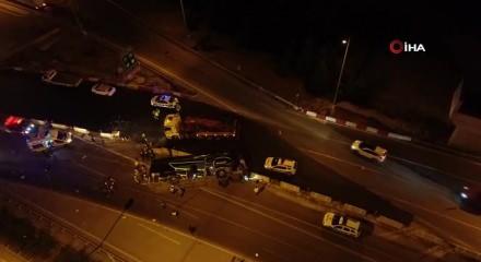 Bursa Cevre Yolunda Feci Kaza 16 Yarali 1 Olu Video 7