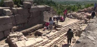 Tieion Antik Kenti'ndeki kazı çalışmaları başladı