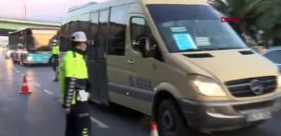 Toplu taşıma ara&ccedil;larında koronavir&uuml;s denetimi