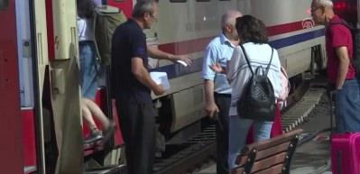 Tren seferleri yeniden başladı