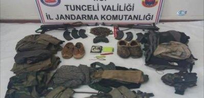 Tunceli'de 2 adet kalaşnikof ve m&uuml;himmat ele ge&ccedil;irildi