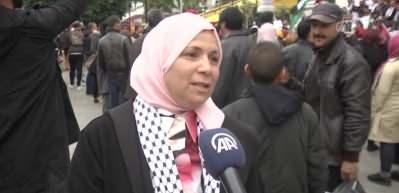 Tunus'ta ABD'nin s&ouml;zde barış planı protesto edildi