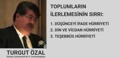 Turgut &Ouml;zal'ın 1993 yılındaki vasiyet gibi konuşması