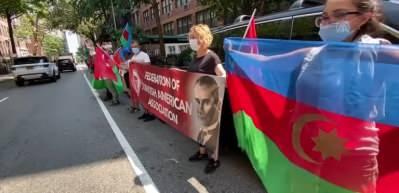 T&uuml;rk Amerikan toplumu, Ermenistan'ın Azerbaycan'a y&ouml;nelik saldırılarını protesto etti