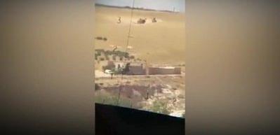 T&uuml;rk askeri Menbi&ccedil;'te! İşte ilk g&ouml;r&uuml;nt&uuml;