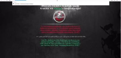 T&uuml;rk hackerlardan İsrail'e şok!