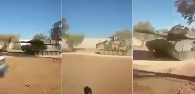 T&uuml;rk tankları El-Bab operasyonu i&ccedil;in Suriye'ye girdi