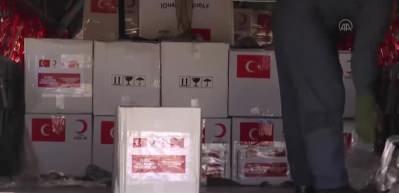 T&uuml;rkiye'nin yardımları Arnavutluk'a ulaştı