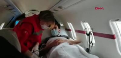 Rusya'daki T&uuml;rk vatandaşı ambulans u&ccedil;ağa bindirildi 