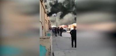 &Uuml;lke şokta: Oyların tutulduğu depo yanıyor!